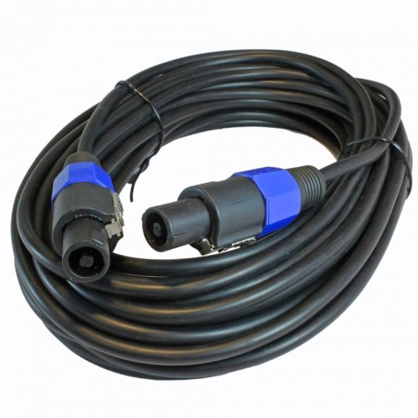 2x1.5 mm Kaliteli Speakon Hoparlör Kablosu 10 Metre
