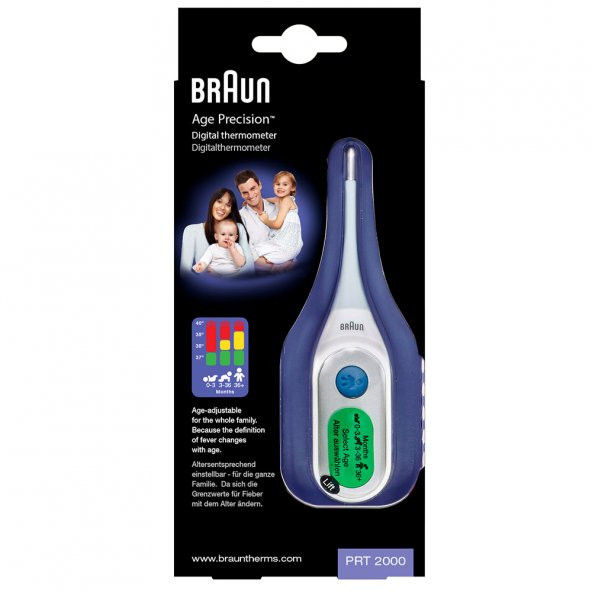 Braun Age Precision PRT2000 Dijital Çubuk Ateş Ölçer - 7