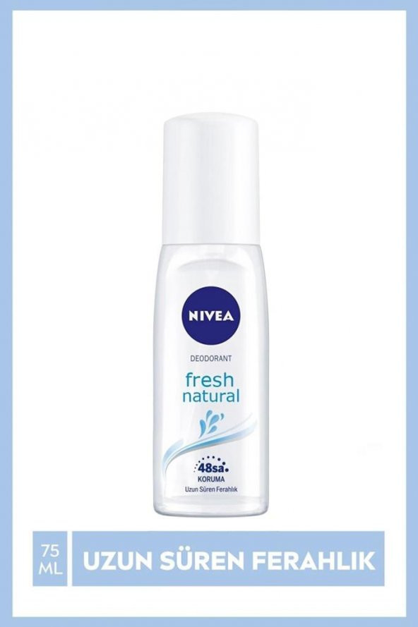 NİVEA SIVI DEODORANT BAYAN FRESH NATURAL 75 ML