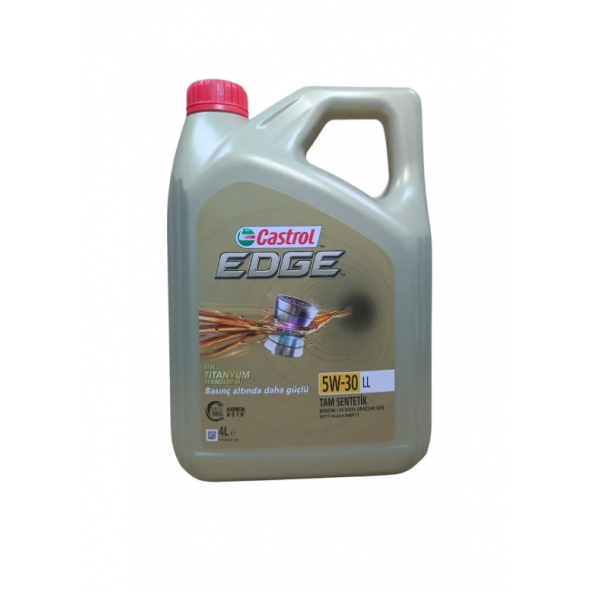 Castrol Edge 5W-30 LL 4 Litre Motor Yağı Yeni Ambalaj ( Üretim Yılı: 2023)