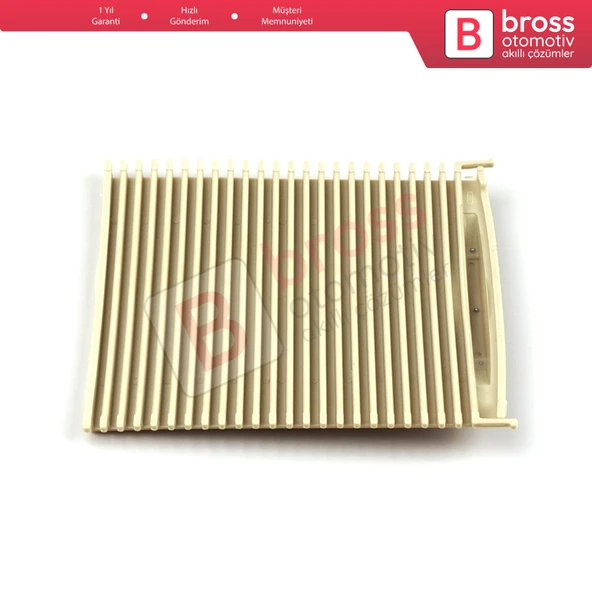 Mercedes Benz C-Class W203 CL203 2000-2007 için Orta Konsol Bardak Tutucu Sürgü Panjur Kapağı Bej 20368001239051 - 4