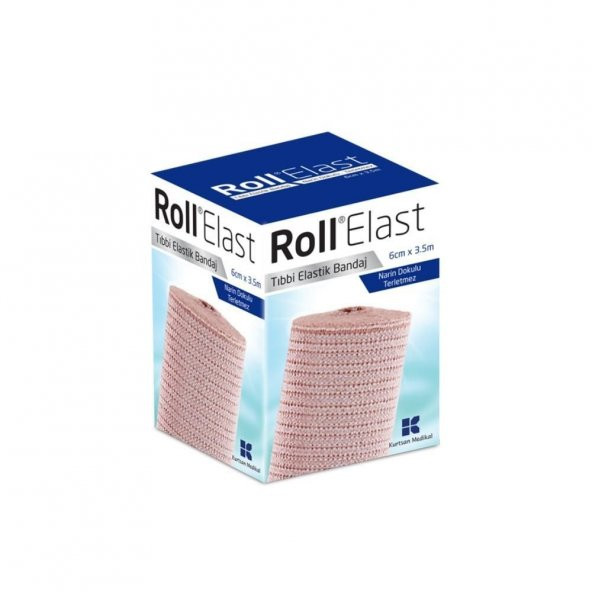 Roll Elast Tıbbi Elastik Bandaj 6cm X 3.5m
