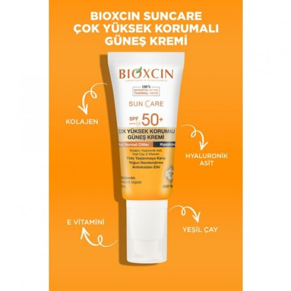 Bioxcin Güneş Kremi Kuru & Normal Ciltler İçin SPF50 50 ml - 5