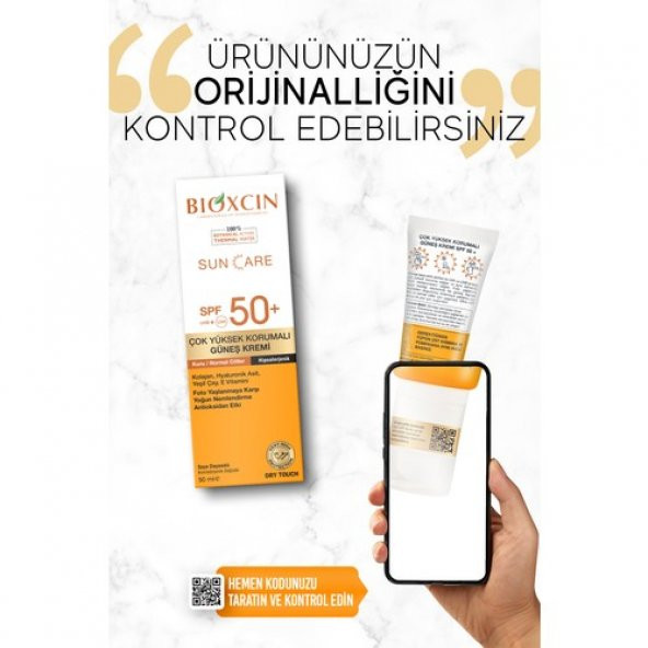 Bioxcin Güneş Kremi Kuru & Normal Ciltler İçin SPF50 50 ml - 9