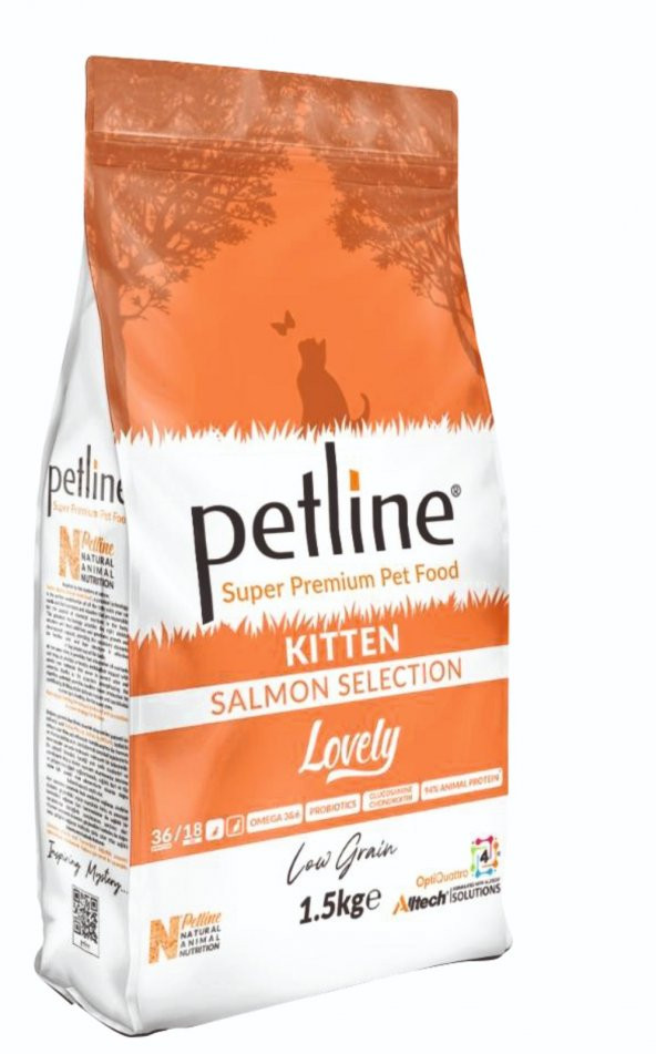 Petline Super Premium Yavru Kedi Maması Kitten Somonlu 1.5 Kg (Lovely)