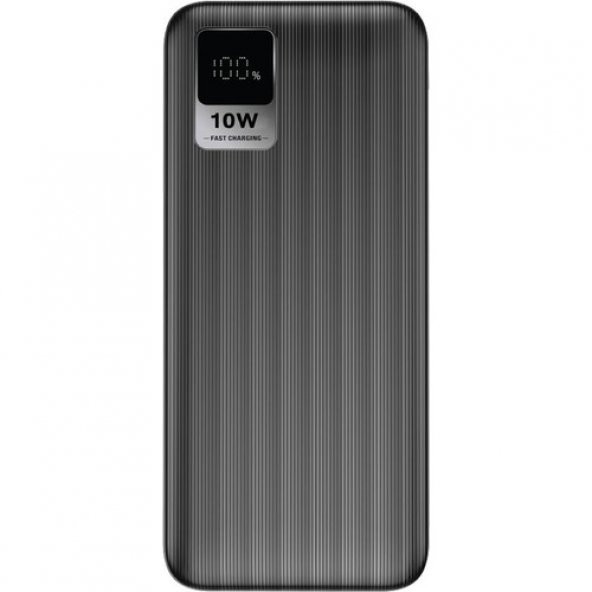 Dexim K52 20.000 Mah LED Göstergeli Powerbank Siyah - DCA0052 - 2