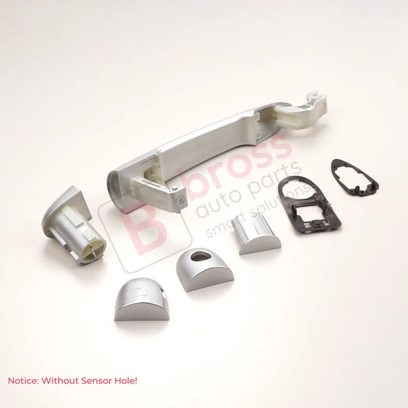 Renault Fluence Megane 3 Clio 4 Scenic 3 Captur 1 için Dış Kapı Açma Kolu Krom Renk 806B02596R - Resim 5