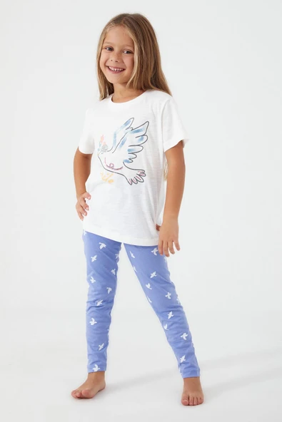 Roly Poly 3075 Garson Bird Smile Kız Çocuk Tayt Takım - 4