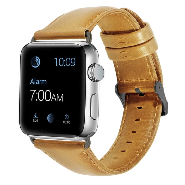 Apple Watch Ultra 49mm Kordon Luxury Leather Deri Strap Kordon - 6