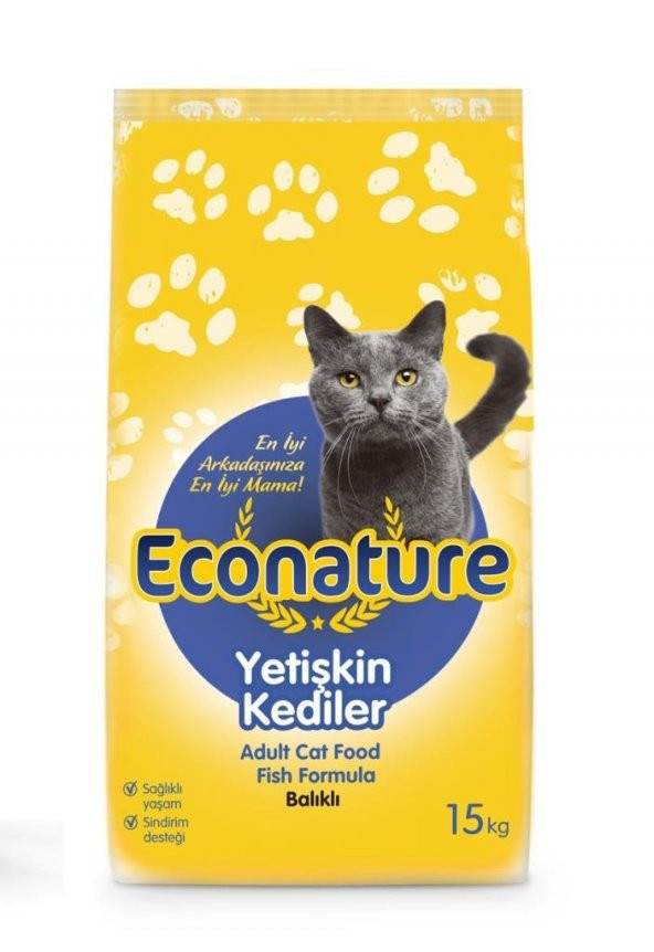 Econature Balıklı Yetişkin Kedi Maması 15 Kg - 3