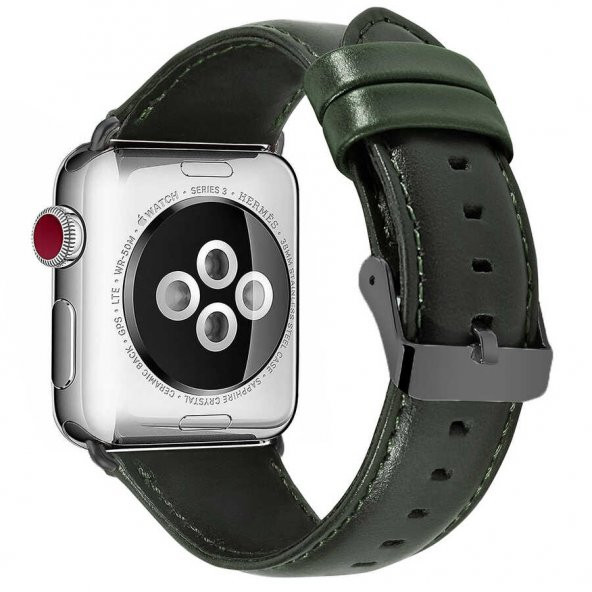 Apple Watch Ultra 49mm Kordon Luxury Leather Deri Strap Kordon