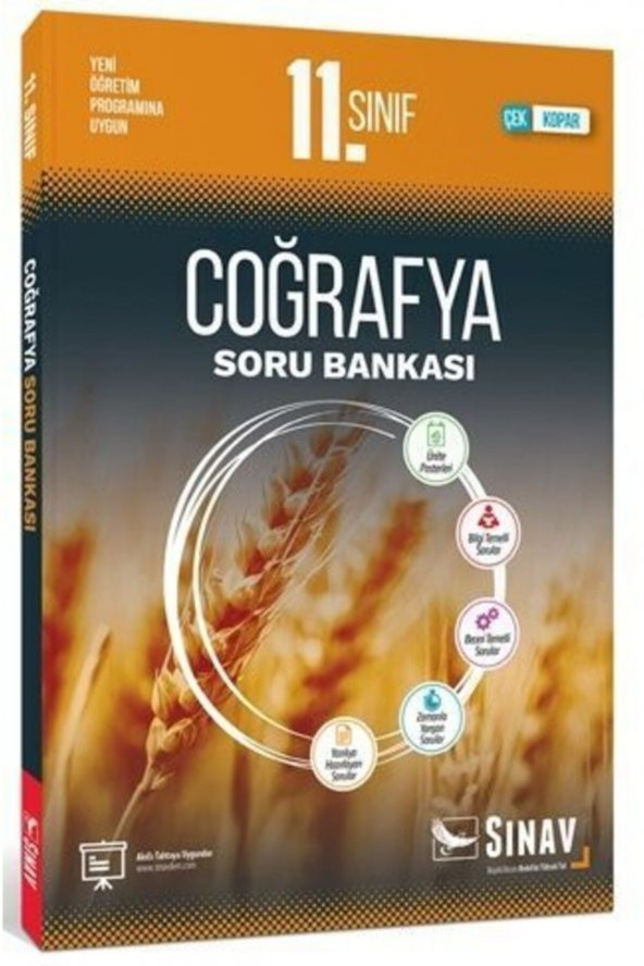 Sınav Yayınları 11.Sınıf Coğrafya Perforfajlı Soru Bankası