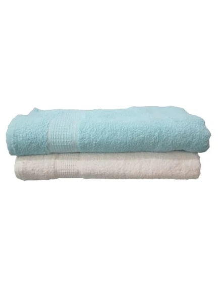 Berrak 00215 Dray 2li Banyo Havlusu Seti 90x145 Cm St00116 - Resim 5