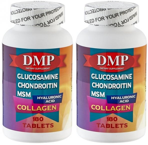 Dmp Glukozamin Kondroitin Msm 2x180 Tablet Hyaluronik Asit Kolajen Tip 2