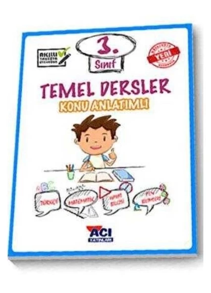 Açı Yayınları  3 Sınıf Tüm Dersler Konu Anlatım