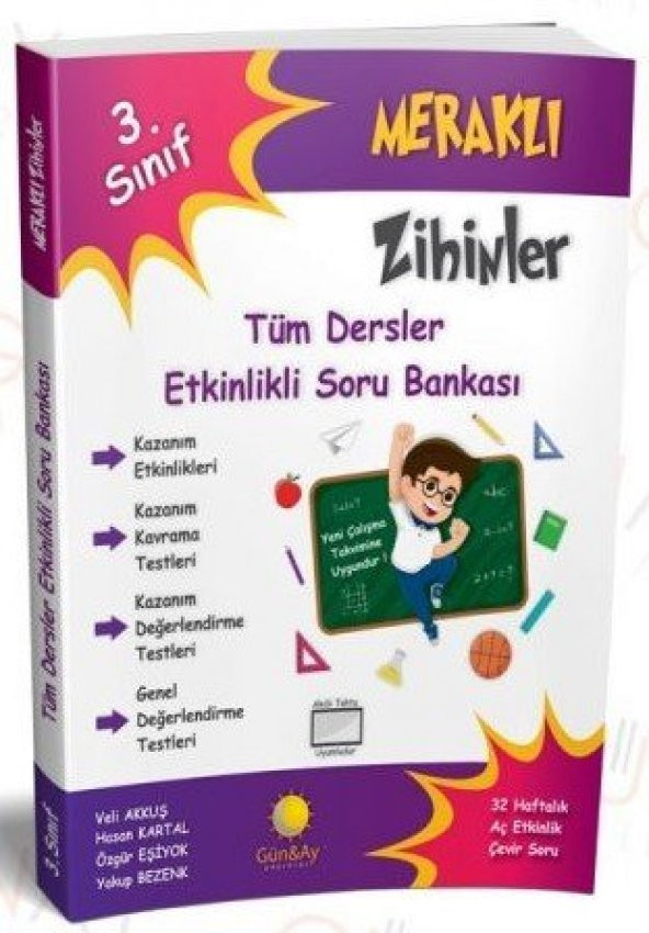 Günay Yayınları 3. Sınıf Meraklı Zihinler Etkinlik Kitabı