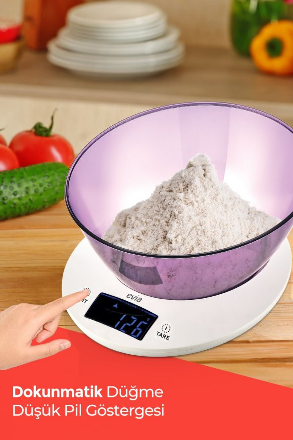Evia Dirhem EA-4113 Mutfak Tartısı - 5