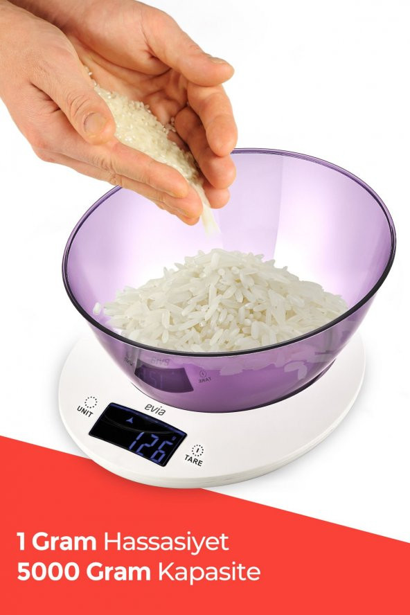 Evia Dirhem EA-4113 Mutfak Tartısı - 6