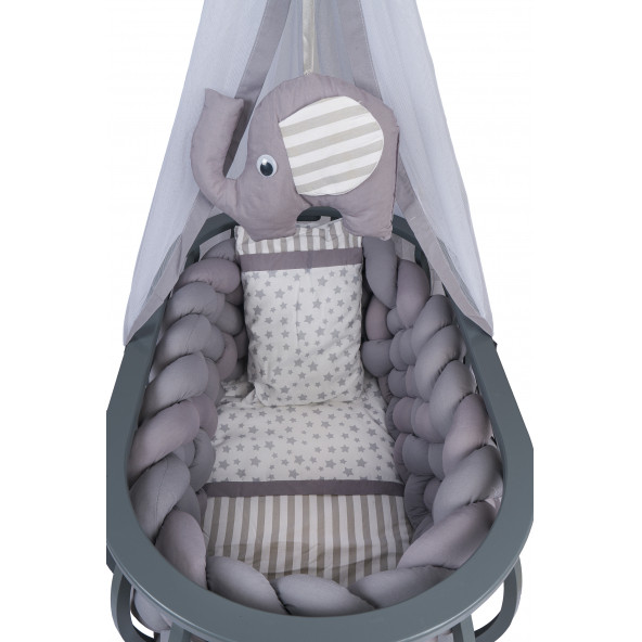 Bonibos Uykucu Sepet Beşik Gri - 2