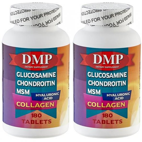 Dmp Glucosamine Chondroitin Msm 2x180 Tablet Hyaluronic Acid Collagen Type 2