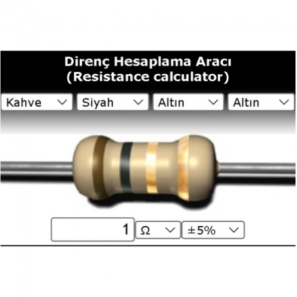 OEM 1 R (Ohm) Direnç