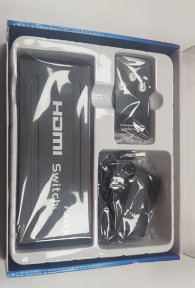 FULLY G-538H 3 GİRİŞ 1 ÇIKIŞ HDMI SWITCHER TOPLAYICI METAL KASA ADAPTÖRLÜ - 2