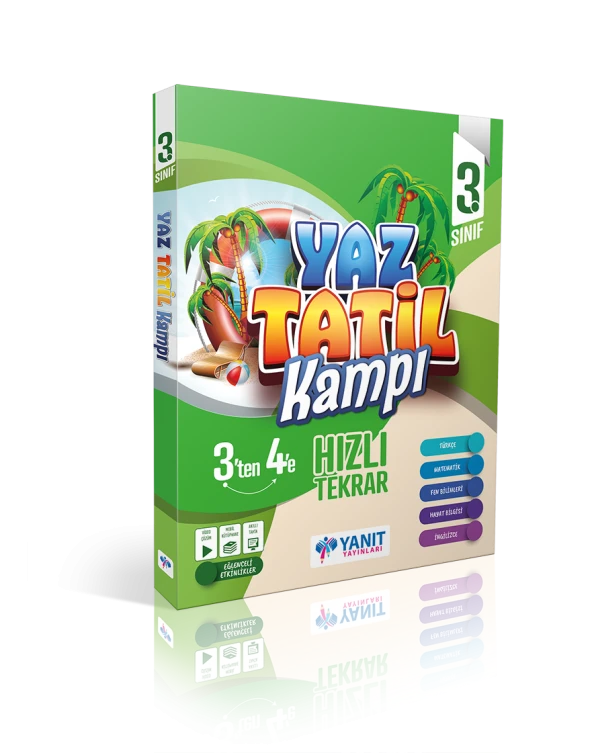 Yanıt 3.Sınıf Yaz Tatil Kamp Kitabı – 3’ ten 4’ e Hızlı Tekrar