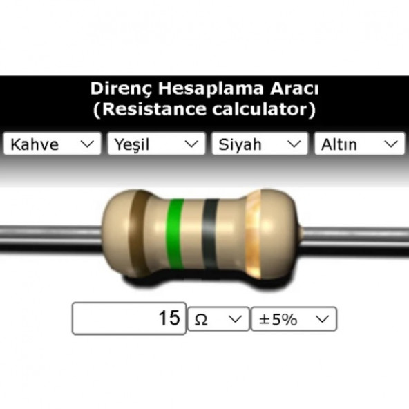 OEM 15 R (Ohm) Direnç - 1