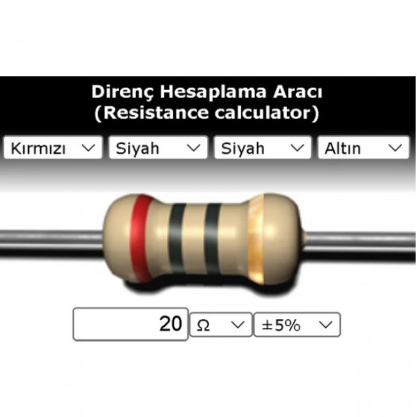 OEM 20 R (Ohm) Direnç