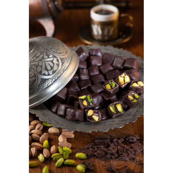 Çikolata Kaplı Fıstıklı Lokum 1 kg