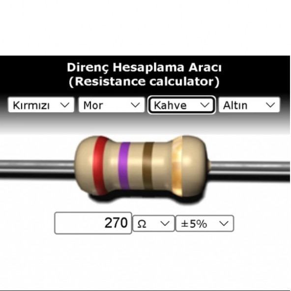 OEM 270 R (Ohm) Direnç