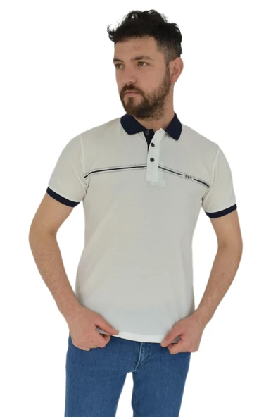 Erkek Polo Yaka Tişört Waffle 2369 BGL-ST02792 - Resim 9