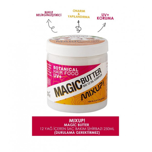 Mixup Magic Butter Saç Bakım Kremi 250 ML - 2