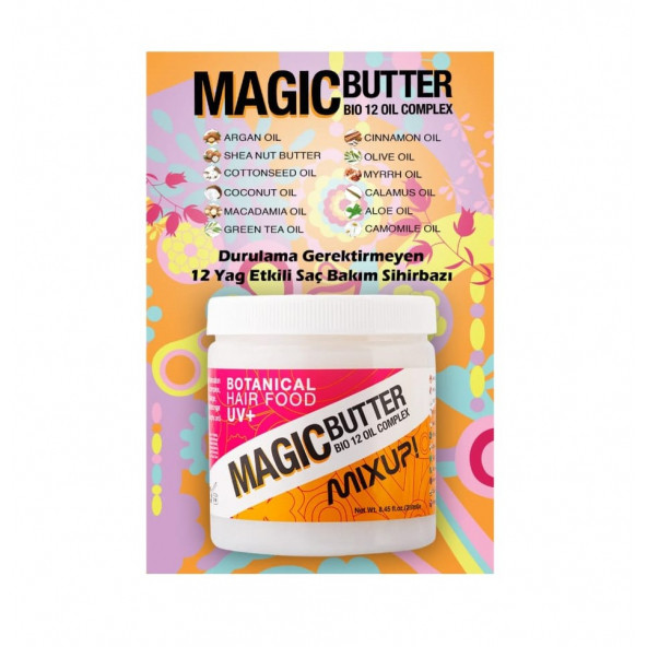 Mixup Magic Butter Saç Bakım Kremi 250 ML - 3