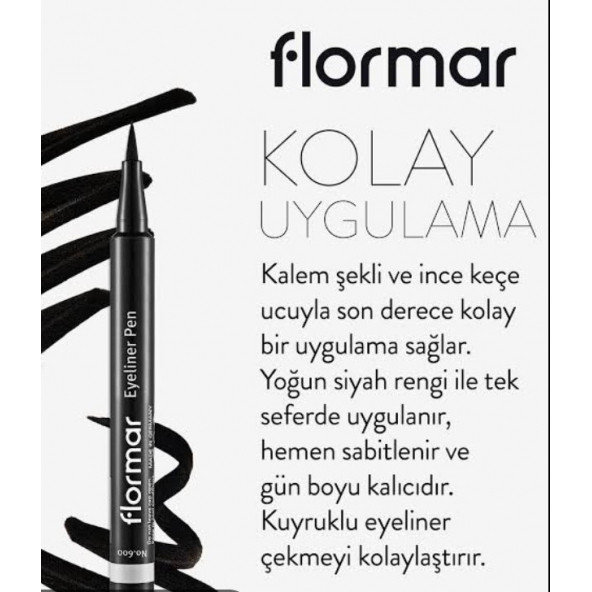 FLORMAR Eyeliner Pen Black - 3