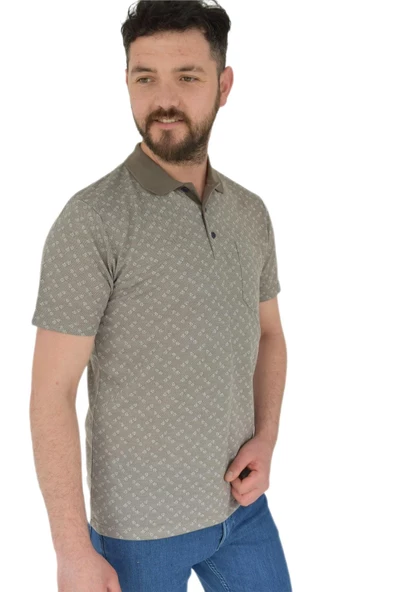 Erkek Polo Yaka Cepli Tişört BGL-ST02793 - Resim 7