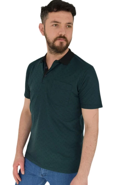 Erkek Polo Yaka Cepli Tişört BGL-ST02793 - Resim 6