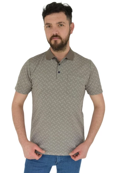 Erkek Polo Yaka Cepli Tişört BGL-ST02793 - Resim 4