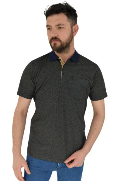 Erkek Polo Yaka Cepli Tişört BGL-ST02794 - Resim 5