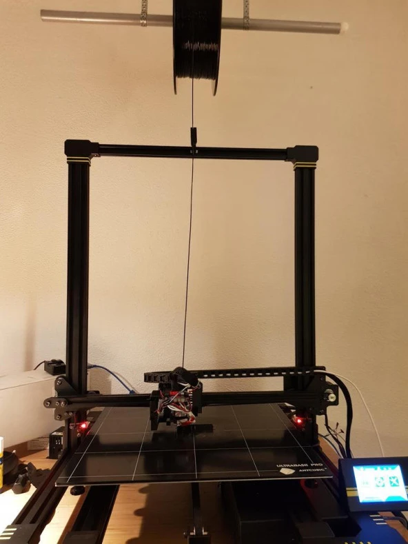 Anycubic Chiron İçin Titan Aero (Doğrudan Sürücüye Bowden) Plastik Aparat