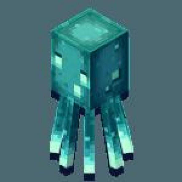 Minecraft Glow Squid Plastik Aparat - 1
