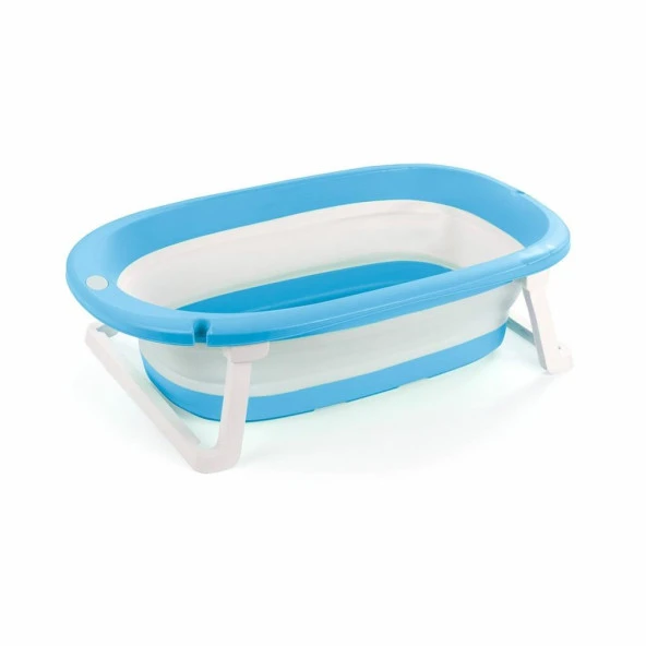 7259 Dolu Küçük Katlanabilir Küvet -Mavi - 5