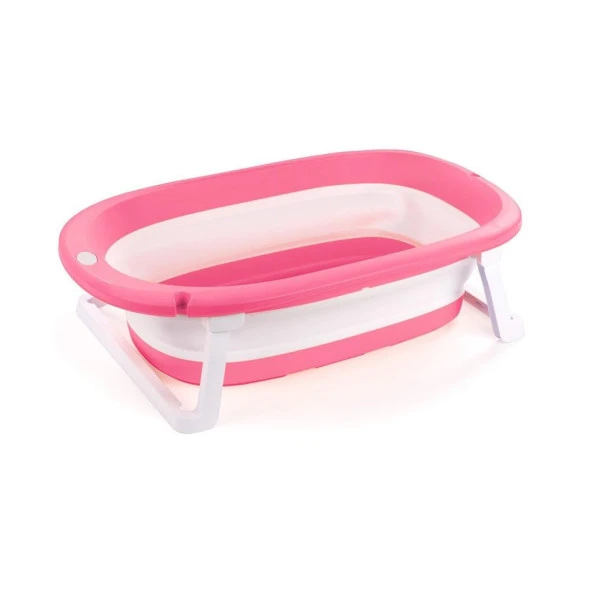7260 Küçük Katlanabilir Küvet Pembe -Dolu - 2