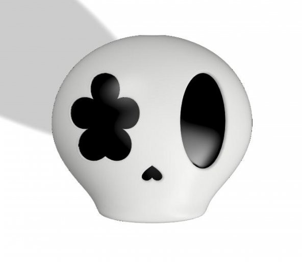 Skull Sevimli (Honoka Doa) Plastik Aparat