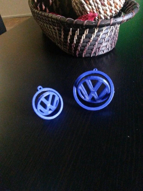 Volkswagen  Vw Anahtarlık Logolu   Biblo Süs Eşyası Anahtarlık