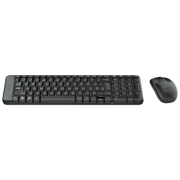 LOGITECH MK220 Q TR SIYAH KABLOSUZ KLAVYE+MOUSE SET - 2