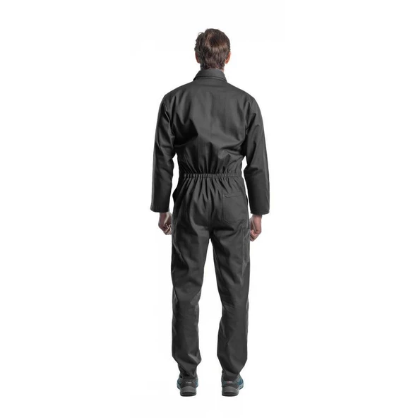 Şensel, İş Tulumu, Koyu Gri -55E232- İş Elbisesi-Üniforma-İş Kıyafeti - 3