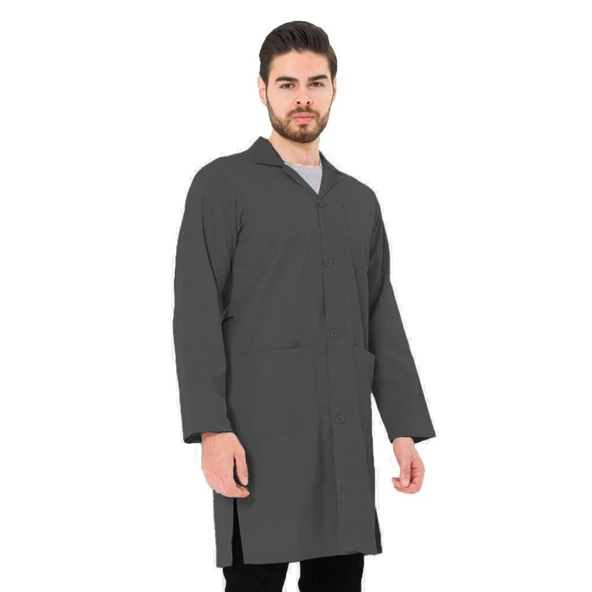 Şensel, Erkek Önlük, Koyu Gri -94E131- Öğretmen, Doktor, Eczacı - 2