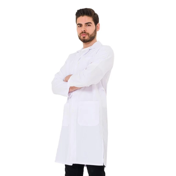 Şensel, Erkek Önlük, Beyaz -94E110- Eczacı, Öğretmen, Doktor - 2