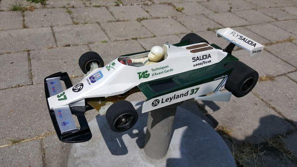 Vintage Tamiya Williams Fw-07 Vücut Kabuğu 1:10 Plastik Aparat